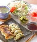 「エビ入り焼き餃子」の献立