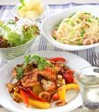 魚介のナッツソースの献立