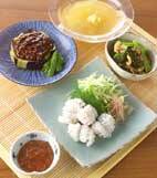 夏のさわやかごちそう ハモの落としの献立