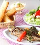 アジのハーブ焼きの献立