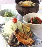 イワシのコショウ揚げの献立