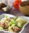 豚肉とキャベツの炒め物の献立