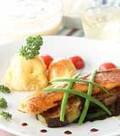 「ナスとサーモンのソテー」の献立