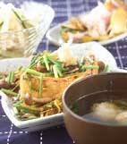 厚揚げステーキの献立