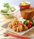 「鶏肉の竜田揚げ」の献立