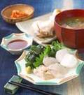 「ホタテのお造り」の献立