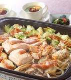 ホットプレートで！たっぷり野菜と鮭のチャンチャン焼きの献立