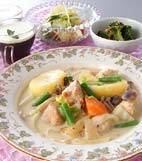 チキンクリームシチューの献立