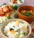 大根ご飯の献立