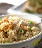 ゴボウの炊き込みご飯の献立