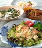 エビのマヨ炒めの献立