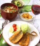 イワシのフライの献立