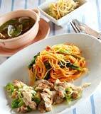 チキンソテーの献立