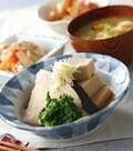 「高野豆腐の煮物」の献立