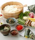 手巻き寿司の献立