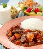 いつものカレーにプロのひと手間で本格ビーフカレーの献立