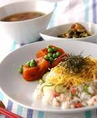 タラコ混ぜご飯の献立