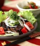 カツオのたたきサラダ風の献立