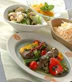 鶏レバーのオイル煮の献立