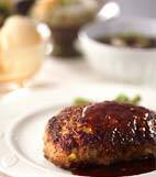 夏ハンバーグの献立