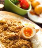 チキンカレーの献立