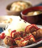 ナスのはさみ揚げの献立