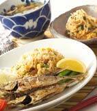 小アジの唐揚げの献立