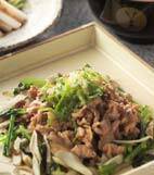 豚肉のマヨ炒めの献立