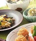 鶏肉の春巻き揚げの献立