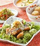 サバの竜田揚げおろしの献立