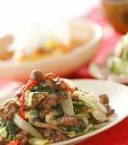 牛肉のコショウ炒めの献立