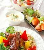 スペアリブママレード煮の献立