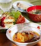 揚げだし豆腐の献立