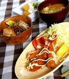 エビフライ・ゴママヨでの献立