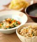 「根菜炊き込みご飯」の献立
