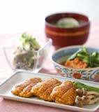 豆腐の蒲焼きの献立