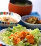 エビのチリソース炒めの献立