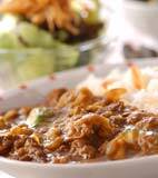 ヒラヒラ牛カレーの献立