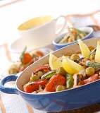 シーフードパエリアの献立