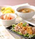 「ゆで鶏・ネギソース」の献立