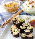 そば巻きずしの献立