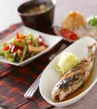 アイナメの甘酢浸しの献立