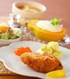 ポークサンドカツの献立