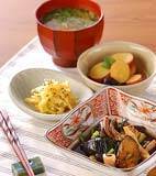 イカとナスの田舎煮の献立