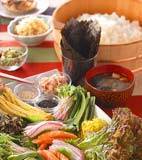 バラエティ手巻き寿司の献立