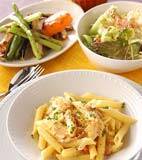 簡単カルボナーラの献立