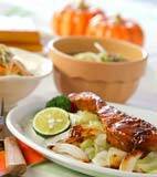 柑橘香る！秋鮭の和風ソテーの献立