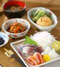 「お造り盛り合わせ」の献立