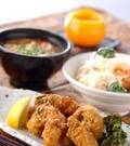 「カキのチーズフライ」の献立