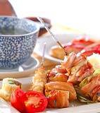 焼き鶏オーブン焼きの献立